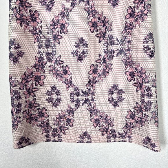 Juicy Couture Shift Dress Pink Floral Sequin Mini Cocktail Party Sleeveless 4 - Picture 8 of 13